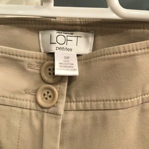 LOFT petite beige pants